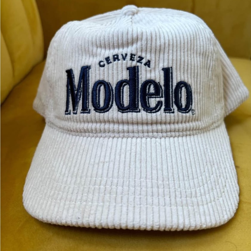 ModelCo Cream Corduroy Cap